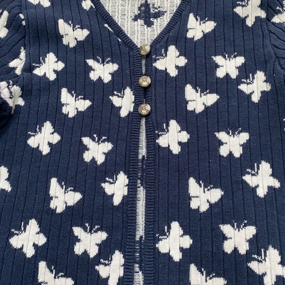 ✨ MARISA STUDIO Vintage Butterfly Knit Cardigan ✨ - Picture 2 of 7